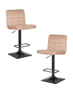 Набор 2 шт Стул барный DOBRIN DOMINIC, мокко велюр (MJ9-9)
