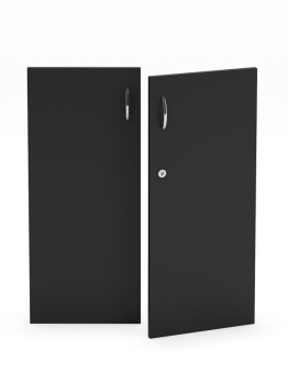 Комплект дверок для прилавка "ЭКОНОМ" шириной 600мм, Черный