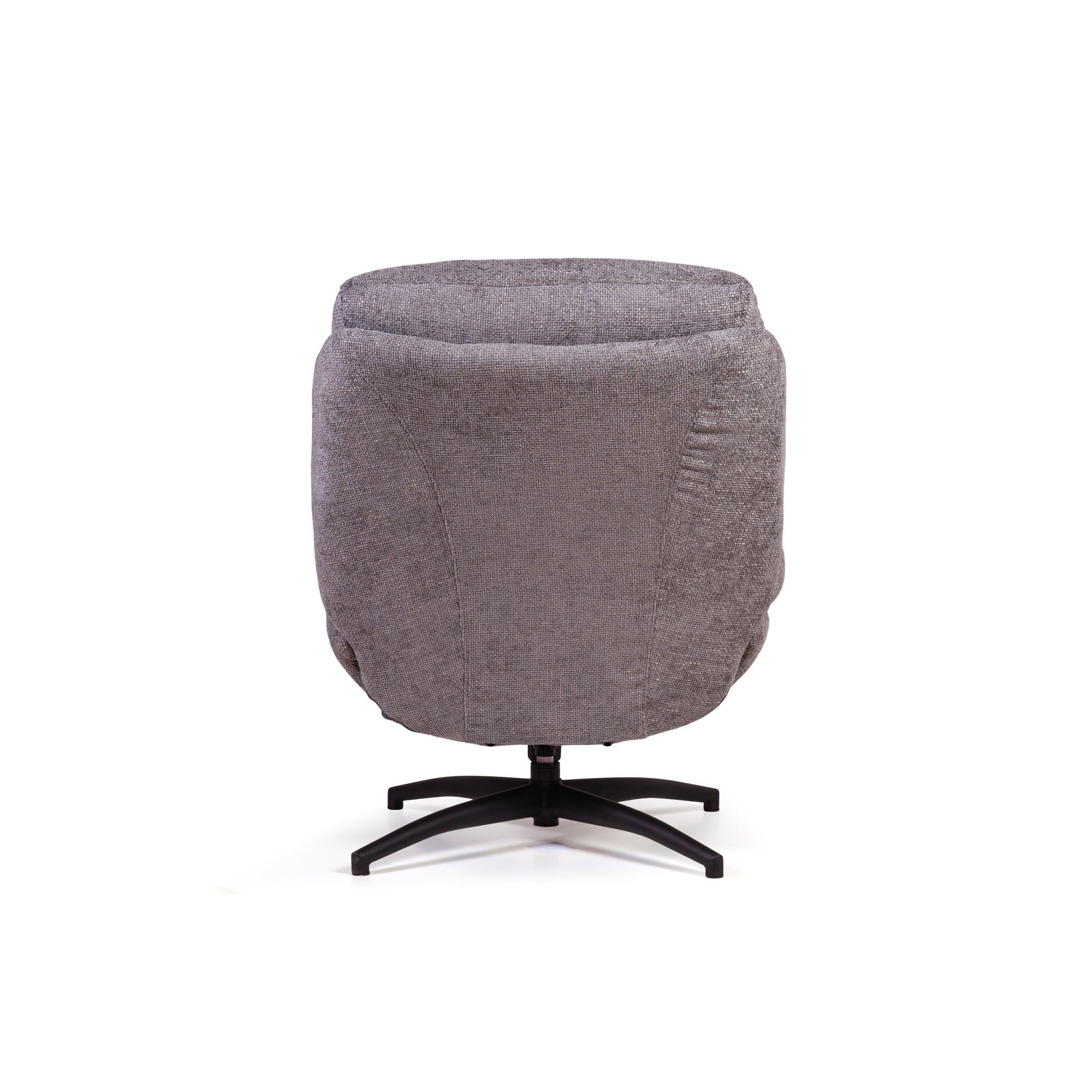 Кресло качалка с оттоманкой Магнус, серый