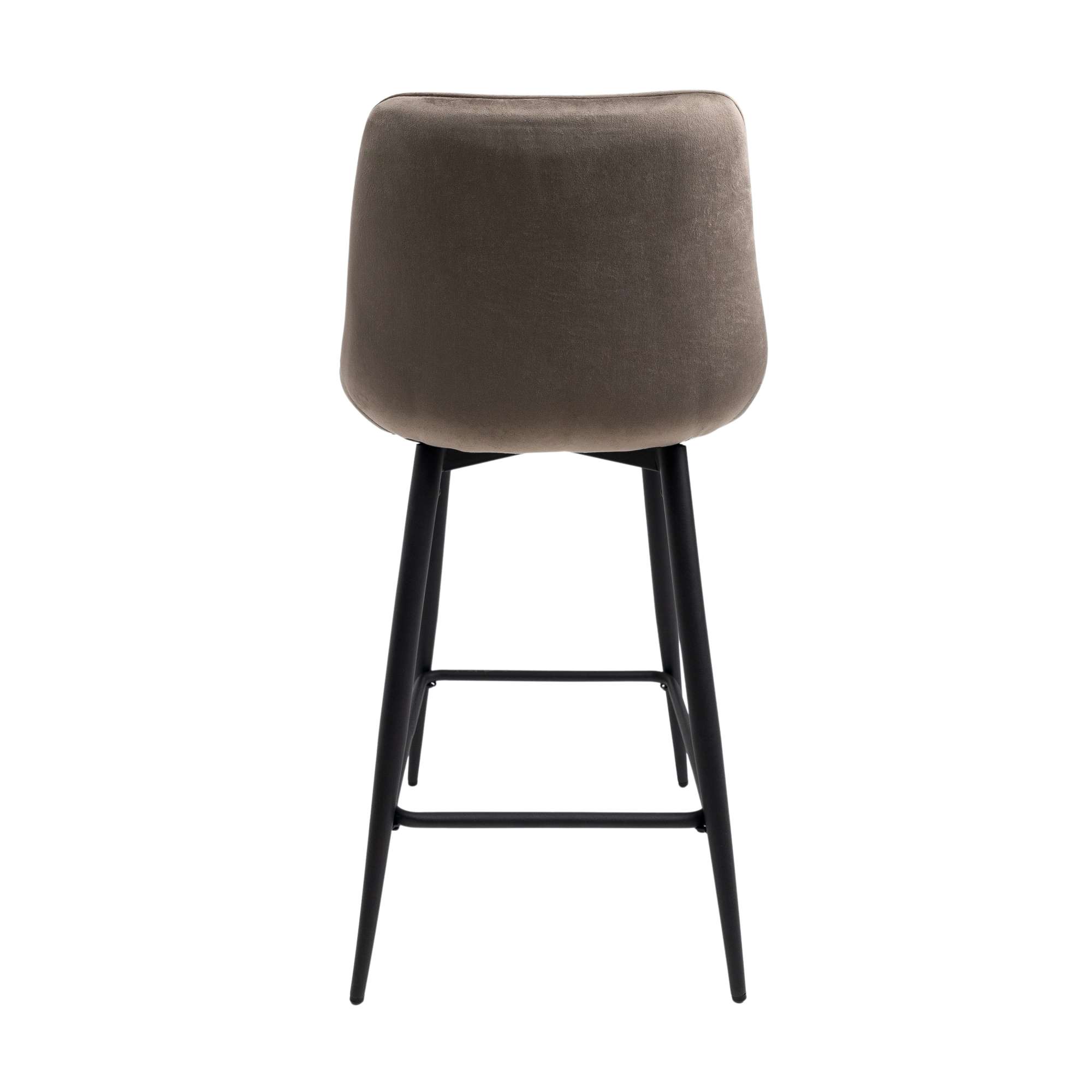 Стул полубарный Linx, бежевый, велюр