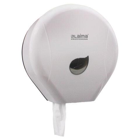 Диспенсер для туалетной бумаги LAIMA PROFESSIONAL ECO (Система T2), малый, белый, ABS-пластик, 606545
