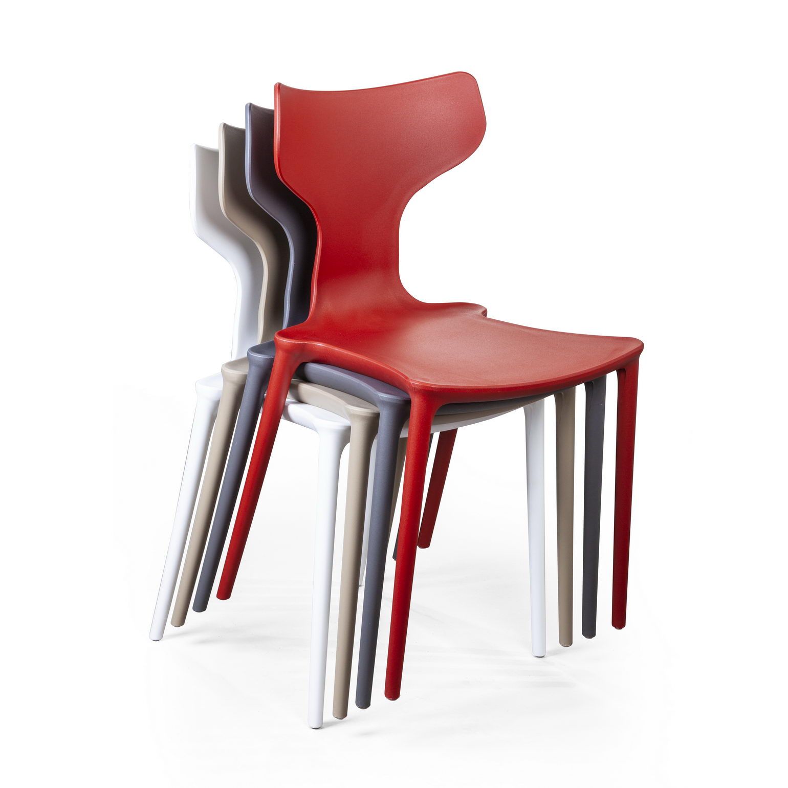 Стул Энзо, первичный пластик серый