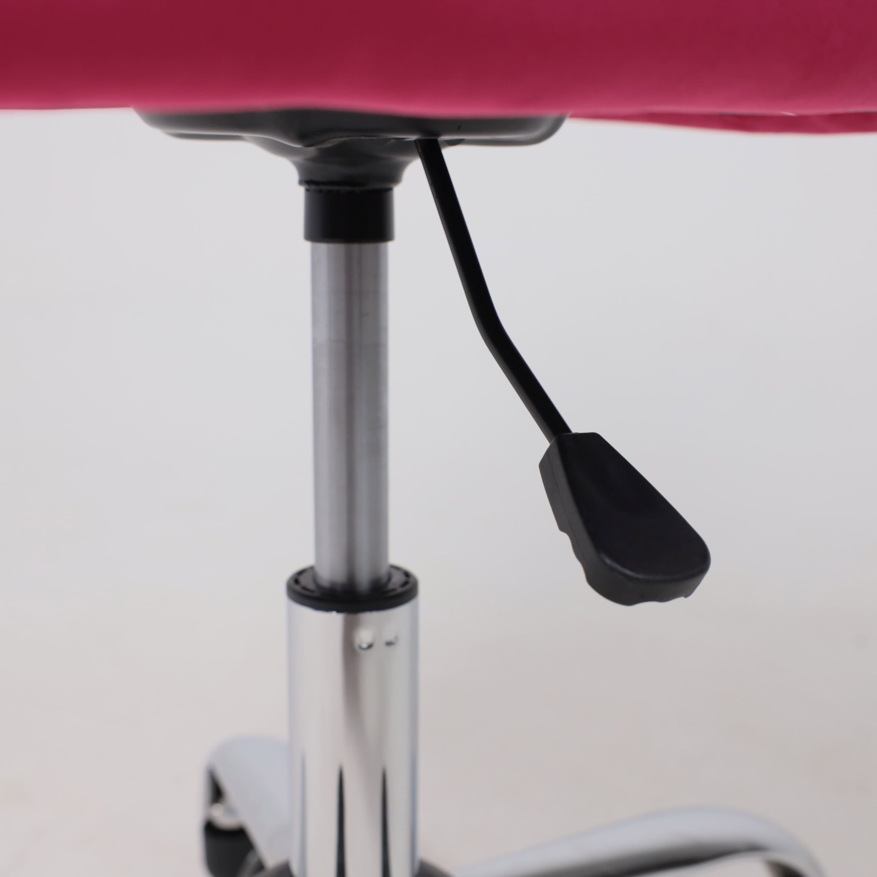 Кресло поворотное Bella, фуксия, велюр