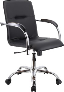 Кресло Everprof Samba Wood T Экокожа Черный