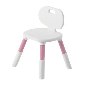 Стул детский BRABIX KIDS CC-001, 2-8 лет, пластик розовый + белый, 533294