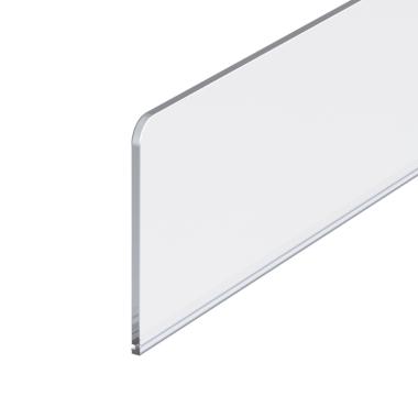 Ограничитель пластиковый передний высотой 100 мм FR-RISER100, длина 1250 мм