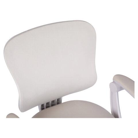 Кресло детское с подставкой для ног BRABIX "Sky MG-206", велюр, бежевое, 533156