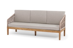 "Канны" диван 3-местный плетеный из роупа