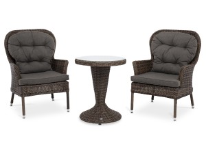 "Алиса" кофейный комплект из искусственного ротанга