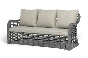 "Ницца" диван из искусственного ротанга трехместный