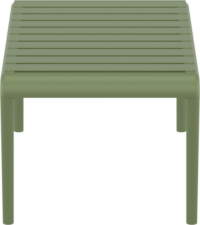 Столик пластиковый журнальный Paris Lounge Table оливковый