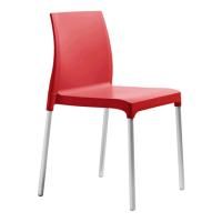 Стул пластиковый Chloe Chair Mon Amour, красный