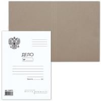 Папка без скоросшивателя "Дело", картон, плотность 220 г/м2, до 200 листов, STAFF, 128988, 128 988