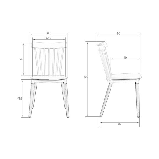 Стул Сент-Джонс, серый