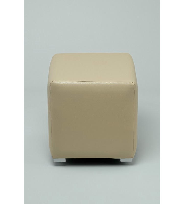 Пуфик Скай Кожа (бежевый)