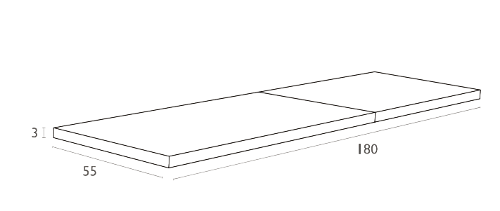 Матрас для шезлонга Mattress бежевый