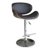 Барный стул Бакнер черный регулируемый