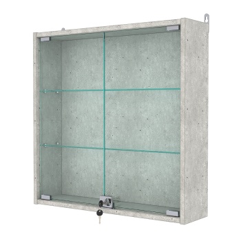 Витрина настенная №1-1АГ, Метрополитан Грей