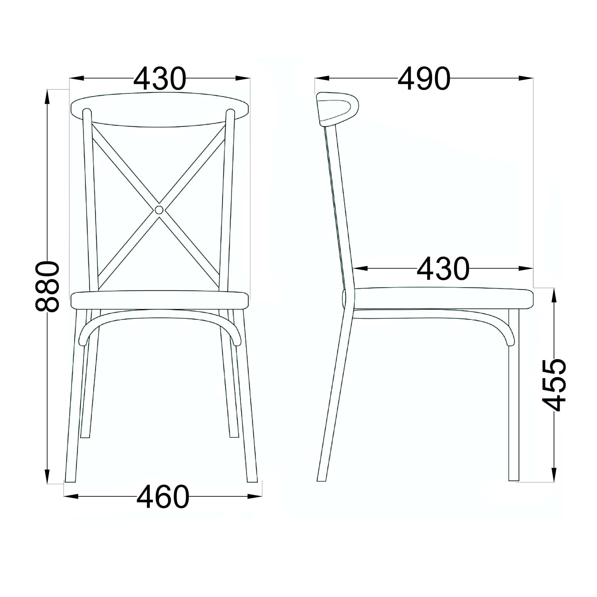 Стул RAFF, белый