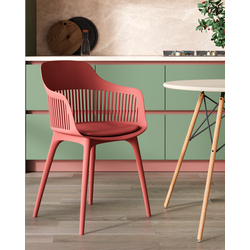 Стул Crocus с подушкой бордовый