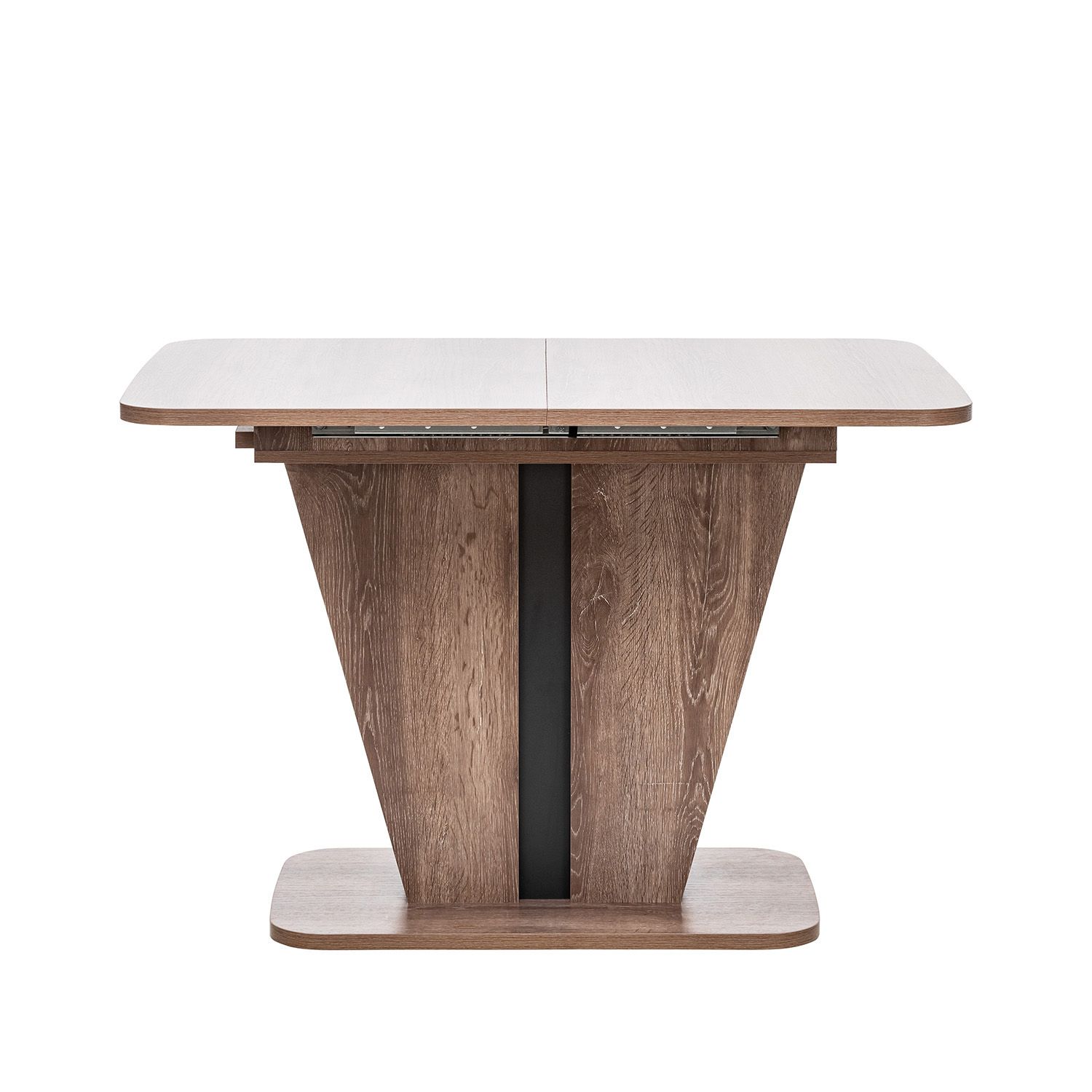 Стол раздвижной 80.528 Leset Бари цвет Дуб сакраменто, компаньон Антрацит