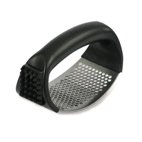 Пресс для чеснока с отбойником для мяса, нержавеющая сталь, черный, BOOMHOUSE (БУМХАУС), 702094