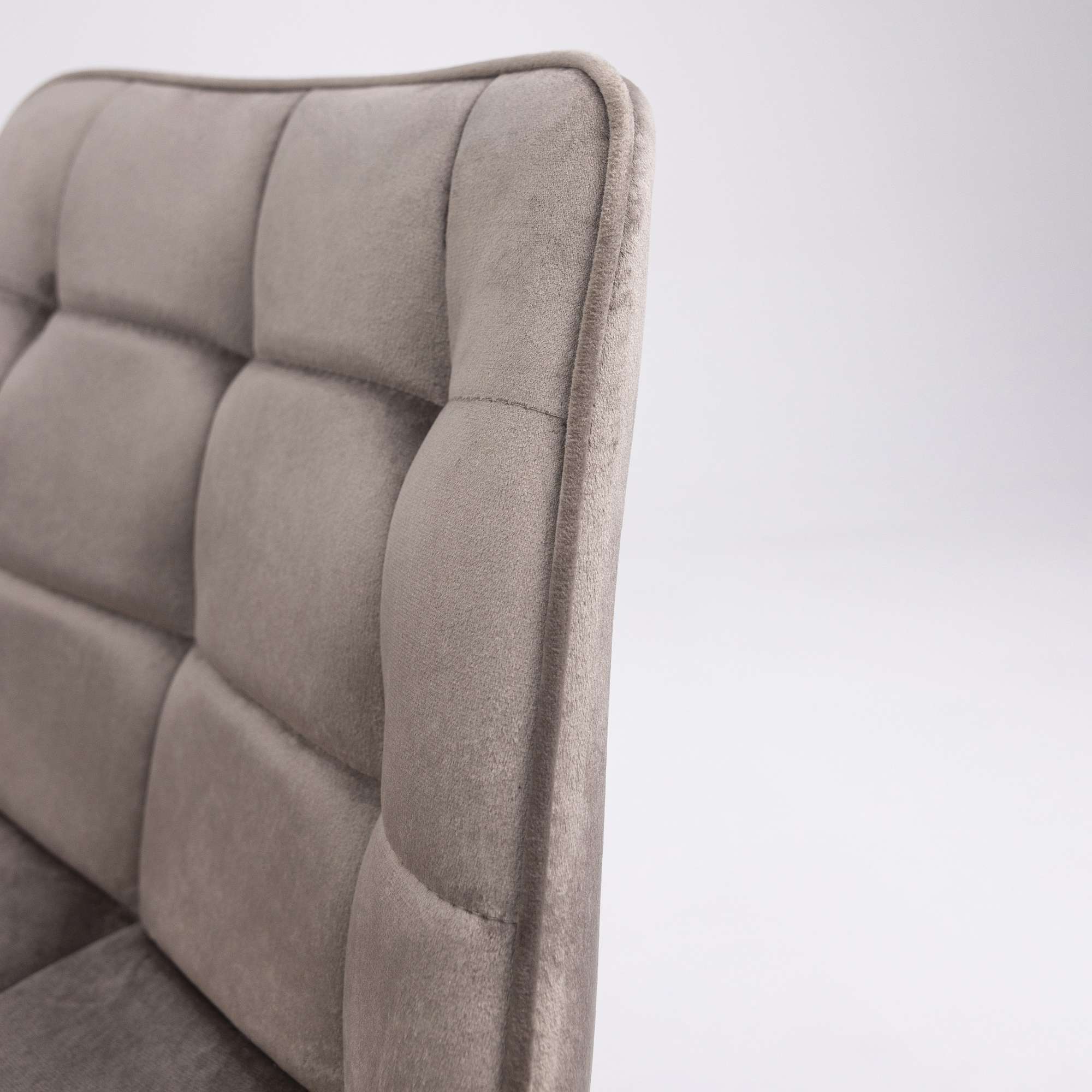 Стул полубарный Linx, бежевый, велюр