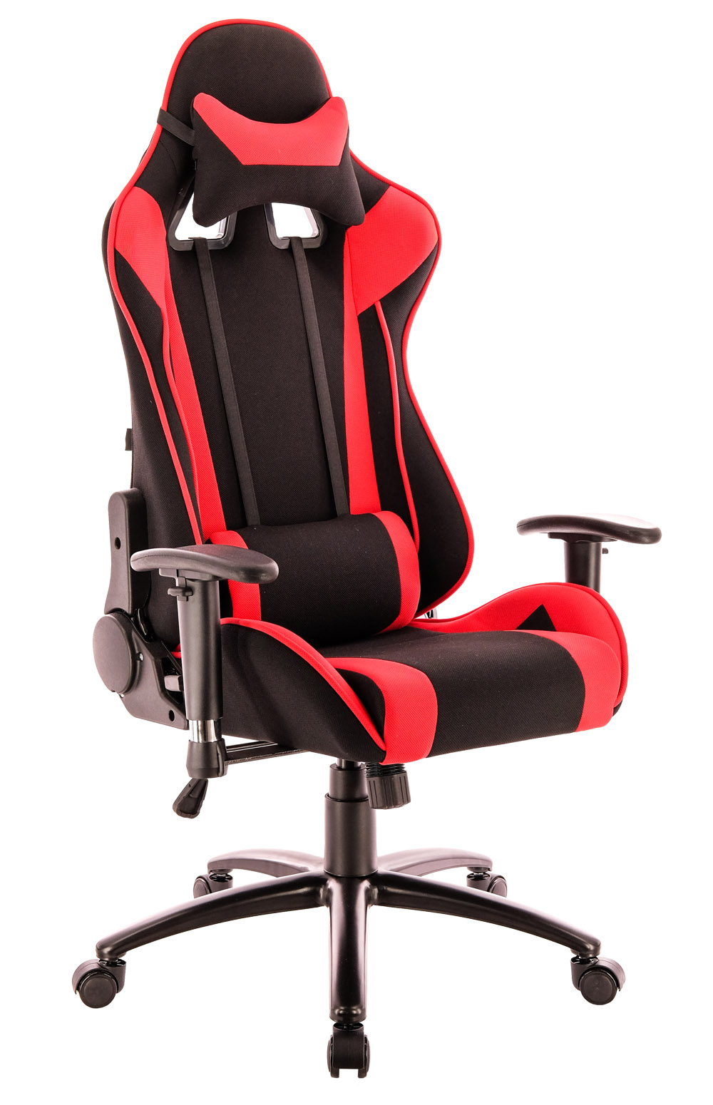 Кресло Everprof Lotus S4 Ткань Черный/Красный
