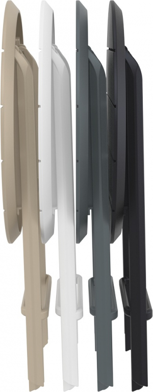 Стол пластиковый складной Helen Folding Table Ø60 марсала