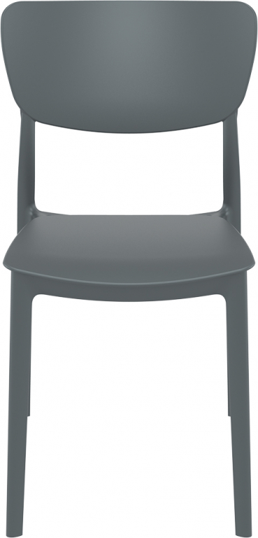 Стул пластиковый Monna темно-серый