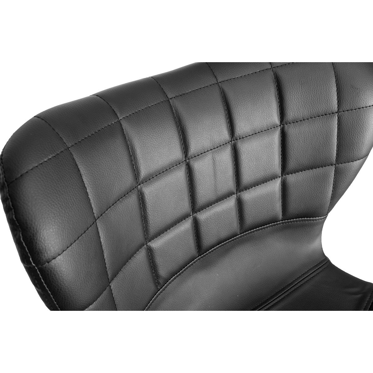 Стул барный MIST,экокожа черный/хром