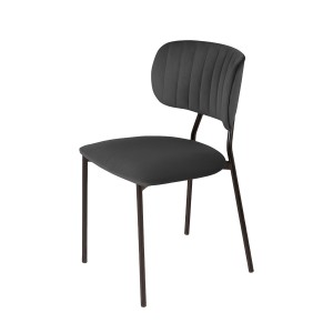 Стул Фрост, бархат антрацит 14