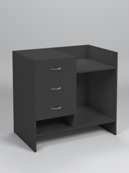 Прилавок под кассу "ЭКОНОМ" №2 (900мм), Черный