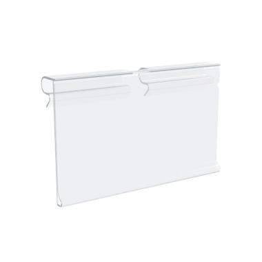 Ценникодержатель на крючок откидной RH39 прозрачный, 70 мм