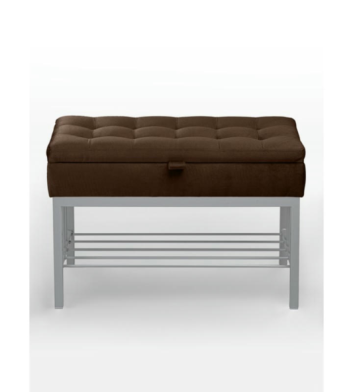 Банкетка Н-76 (серый/коричневый)