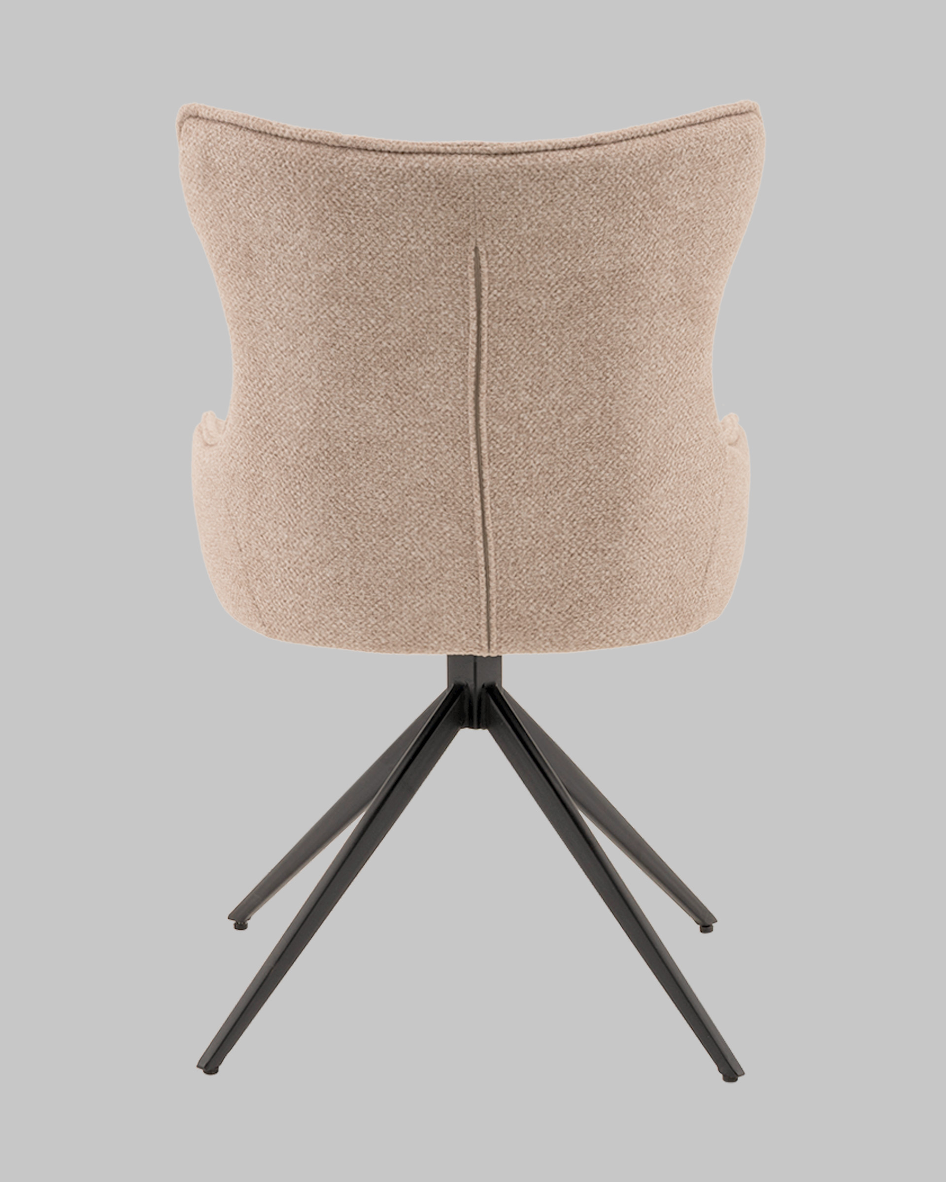 Стул Carlene вращающийся бежевый