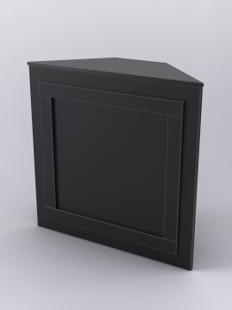 Прилавок "ОРНАМЕНТ" №4 угловой, Черный