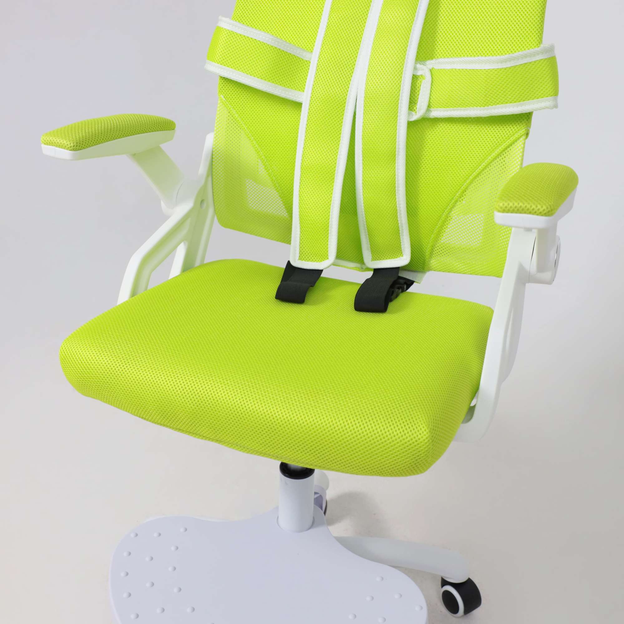 Кресло поворотное Moon, салатовый, сетка