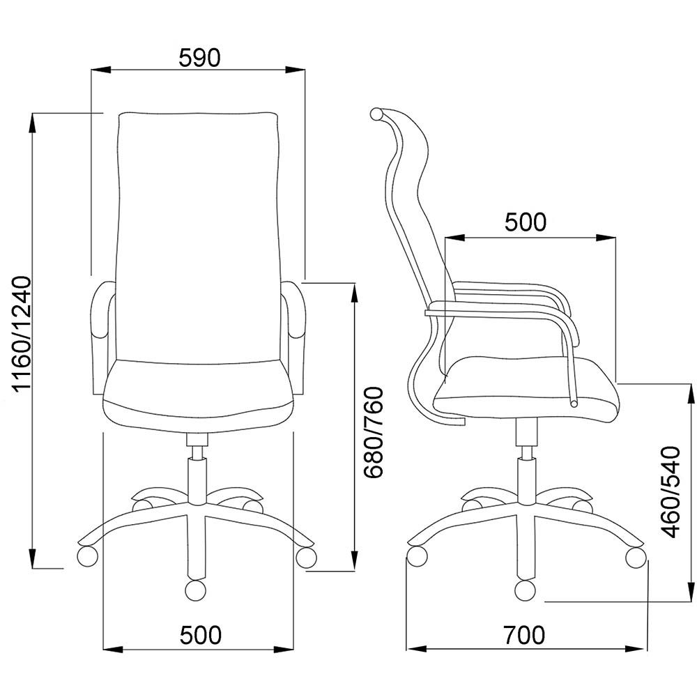 Кресло поворотное Grid, бежевый, экокожа