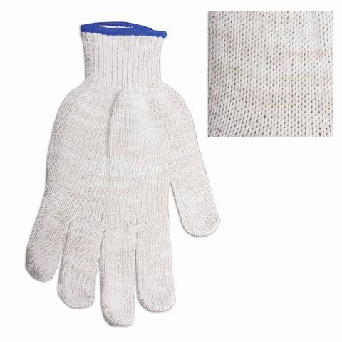 Перчатки хлопчатобумажные, 1 ПАРА, 7 класс, 70 г, 233 текс, ПВХ-протектор, ЛАЙМА ПРЕМИУМ, европодвес, БЕЛЫЕ, 601913