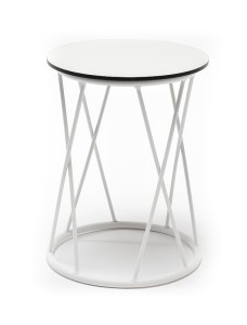 "Колумбия" журнальный стол из HPL круглый Ø40 H55