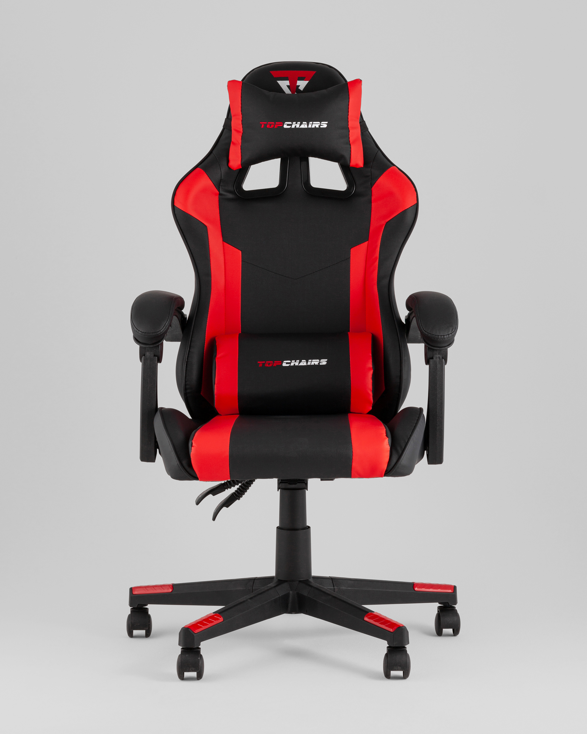 Кресло спортивное TopChairs Commander черно-красный