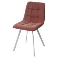 Стул CHILLI-Q SQUARE розовый / белый каркас