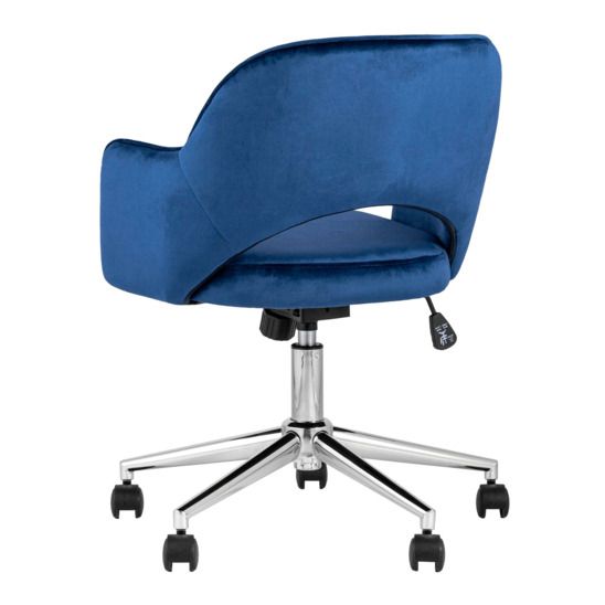 Кресло офисное Кларк велюр синий