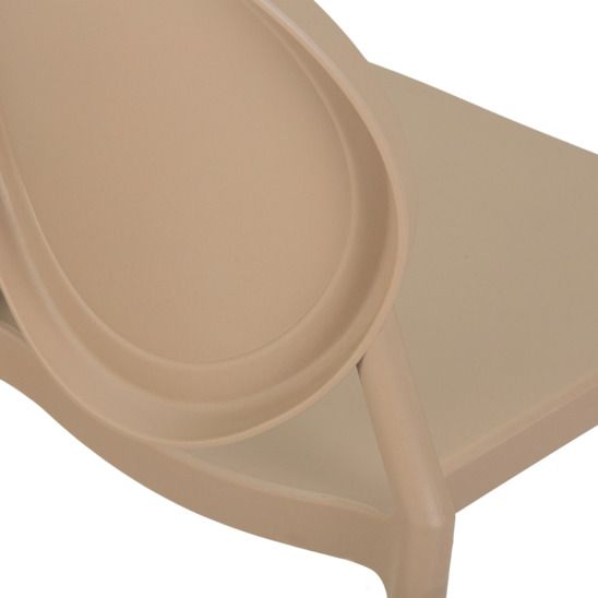 Стул Эдмонтон, пластиковый, бежевый