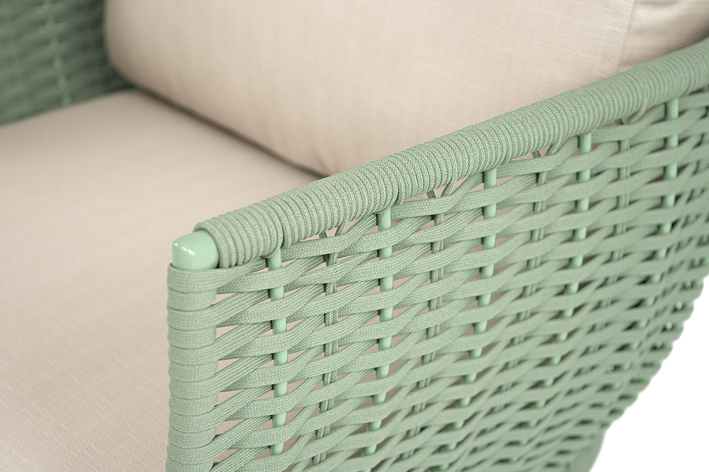 "Фиджи" кресло плетеное из роупа