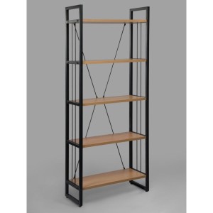 Мс-2 Стеллаж металлический в стиле "Лофт" (бук)