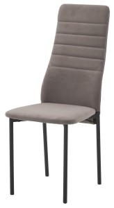 Стул МОНАКО цвет Marseille-16 Капучино, велюр / Черный каркас