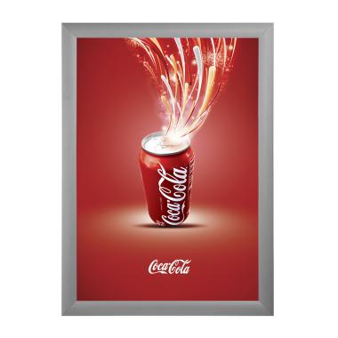 Рамка Нельсон 62, 30х40, серебро матовое анодир.