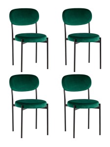 Стул Бриф NEW велюр зелёный 4 шт